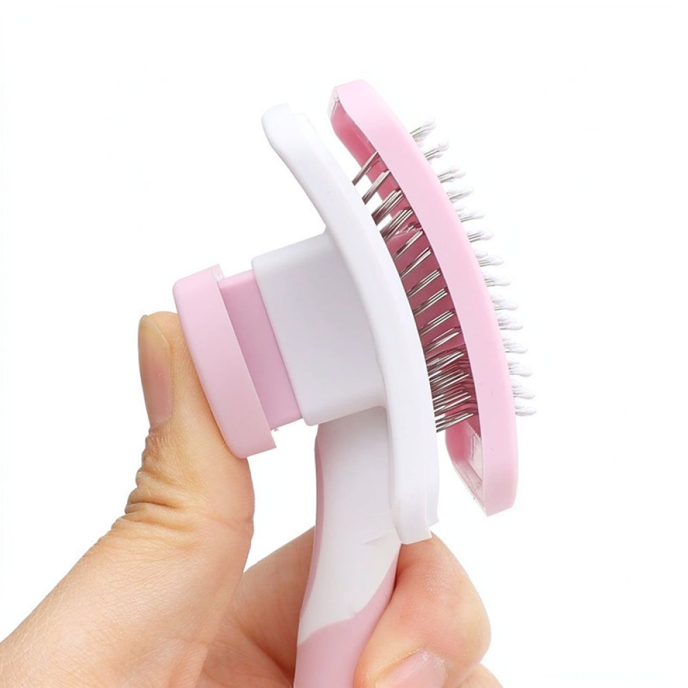 Slicker Brush Self Cleaning Pet Grooming - Strumento per la toelettatura del pelo