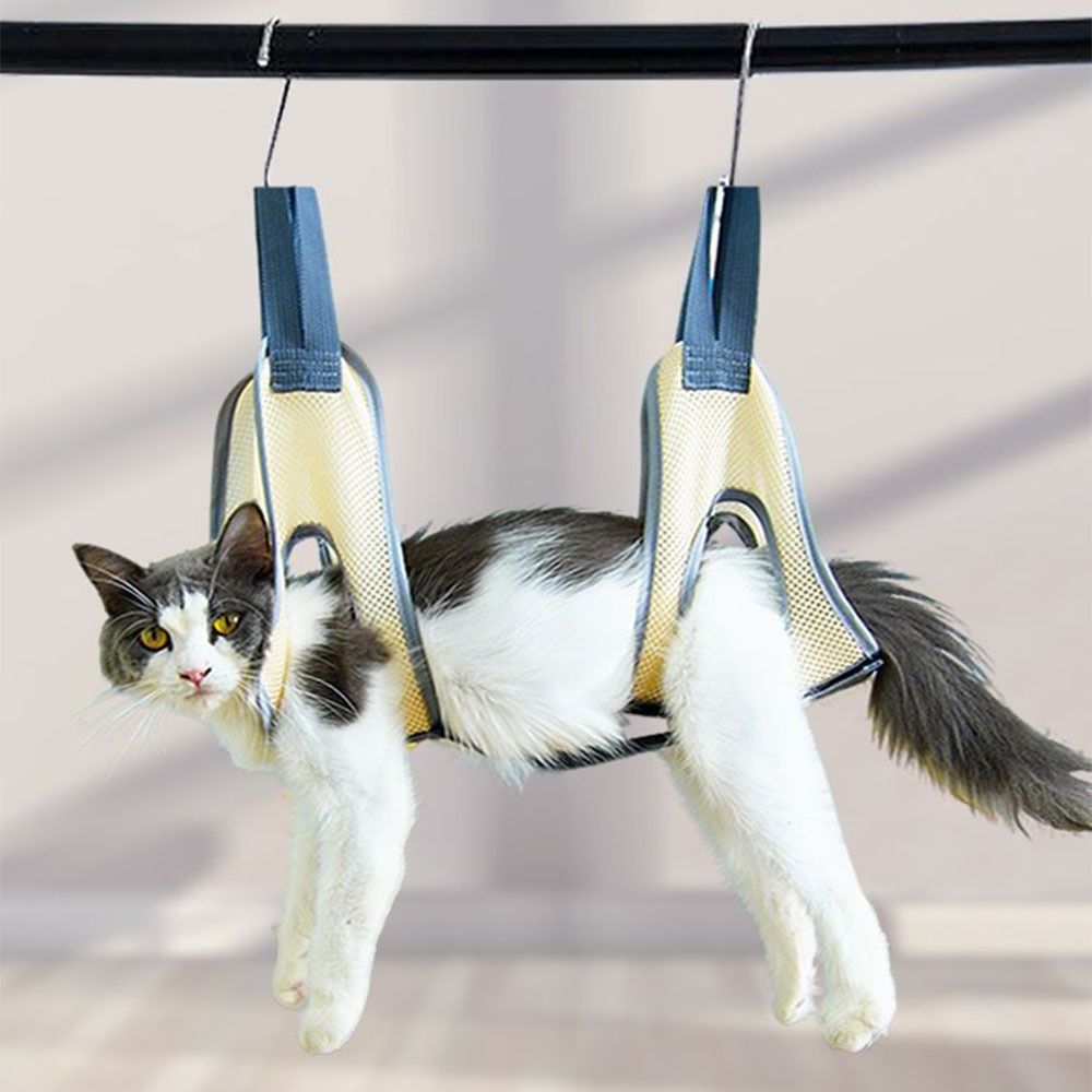 Pet Grooming Hammock Sling Restraint - Amaca per toelettatura gatti sospesa anti-morso