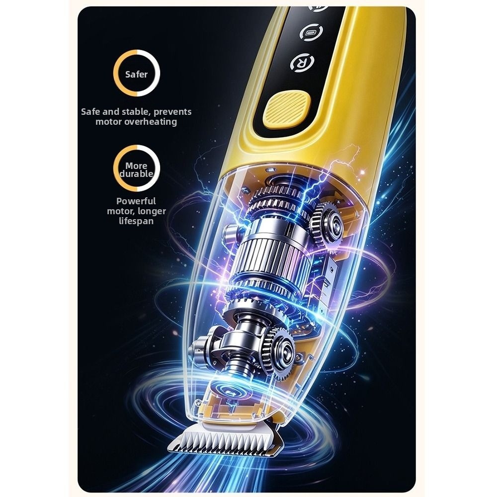 Cordless Dog Clippers Low Noise Grooming - Tagliapelo per Zampe di Animali Domestici