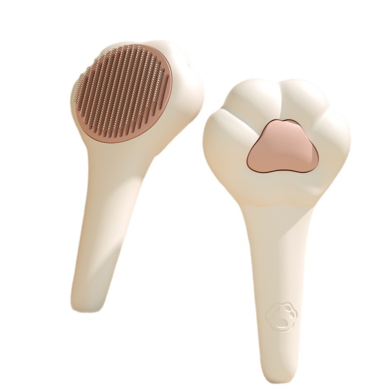 Slicker Brush Self Cleaning Pet Grooming - Spazzola per toelettatura animali, pettine districante