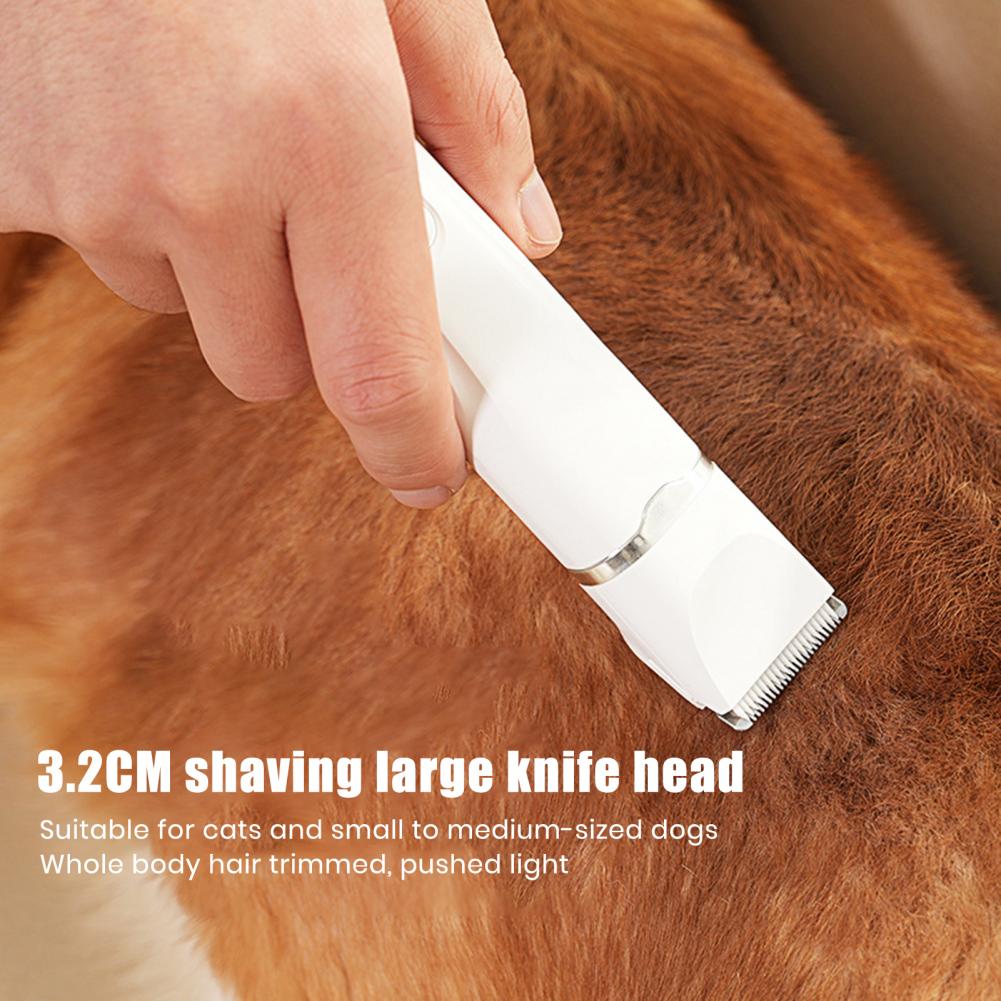 Cordless Dog Clippers Low Noise Grooming - Kit professionale per toelettatura cani con