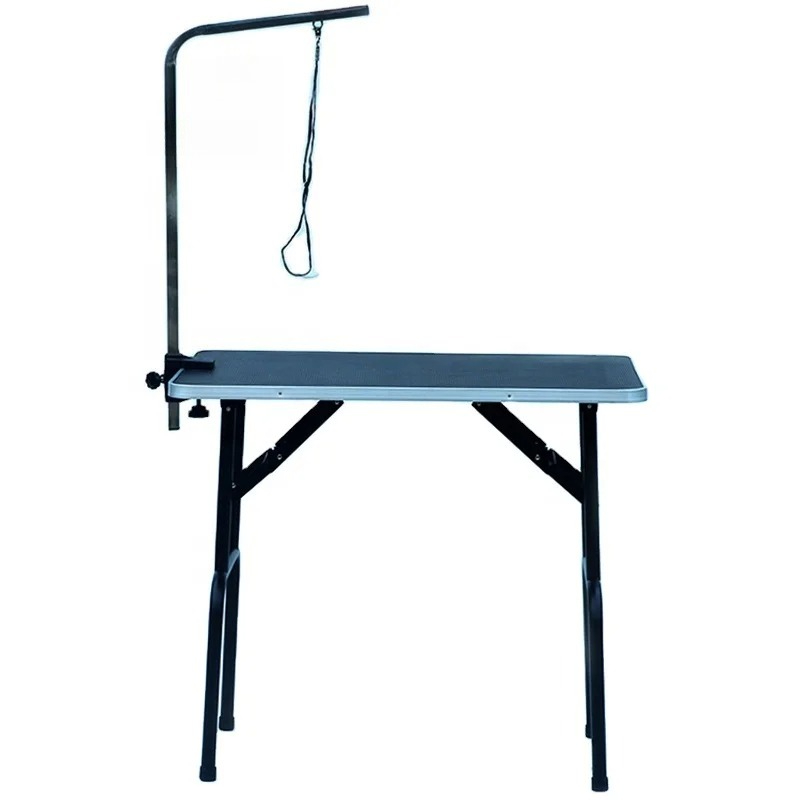 Folding Pet Grooming Table Arm Clamp - Tavolo pieghevole per toelettatura animali con