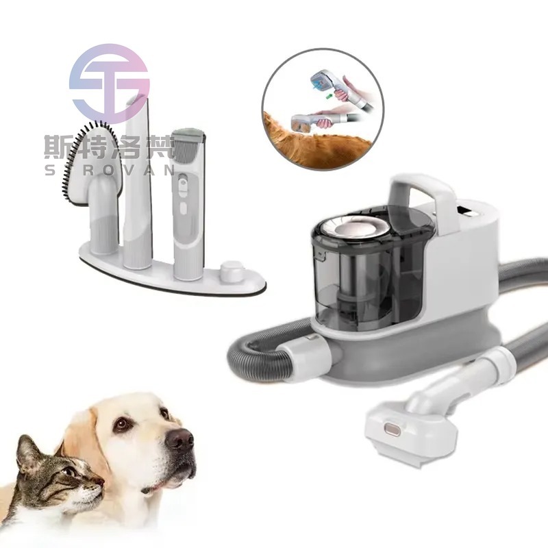 Pet Grooming Vacuum Suction Kit 5 In 1 - Kit per la toelettatura di cani,