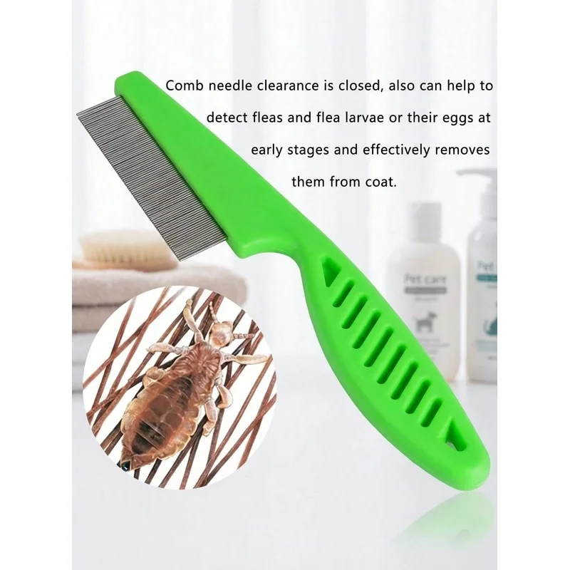 Pettine in acciaio inossidabil - Flea Comb Fine Tooth Pet Tear Stain recensione e prezzo