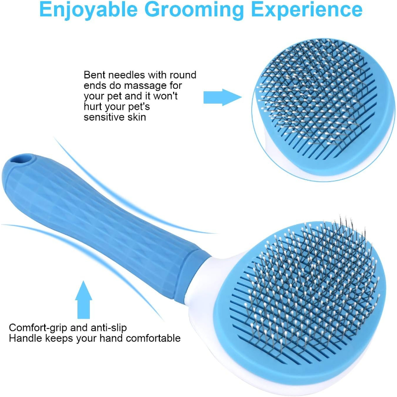 Spazzola Autopulente per Cani, - Slicker Brush Self Cleaning Pet Grooming recensione e prezzo