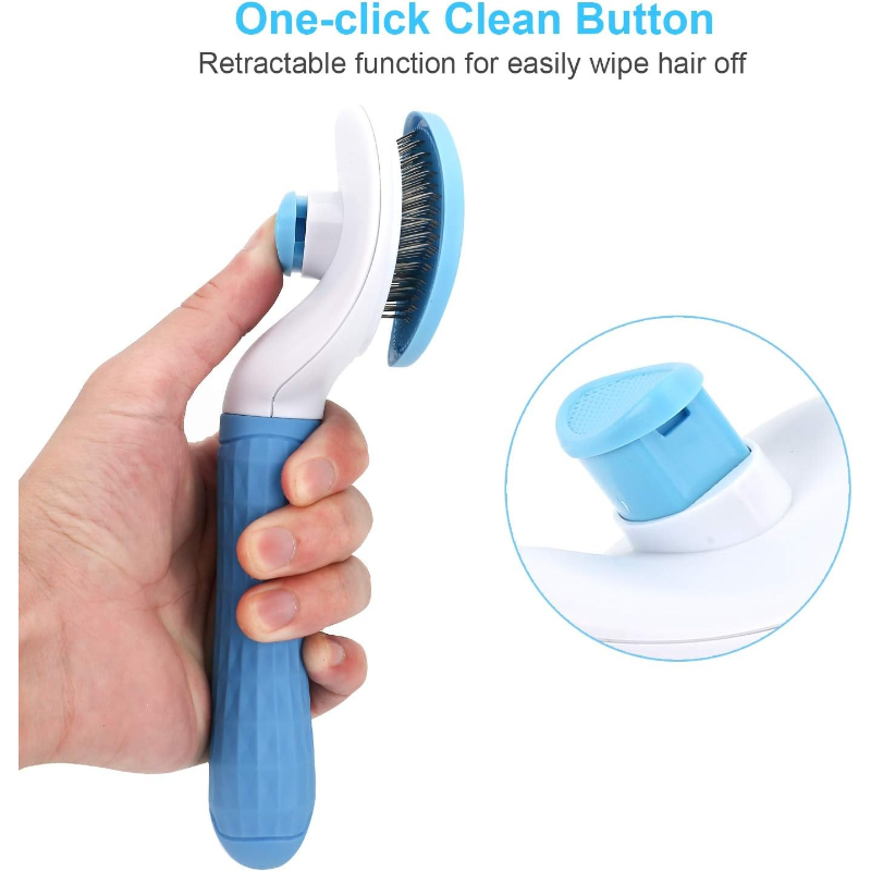Spazzola Autopulente per Cani, - Slicker Brush Self Cleaning Pet Grooming recensione e prezzo