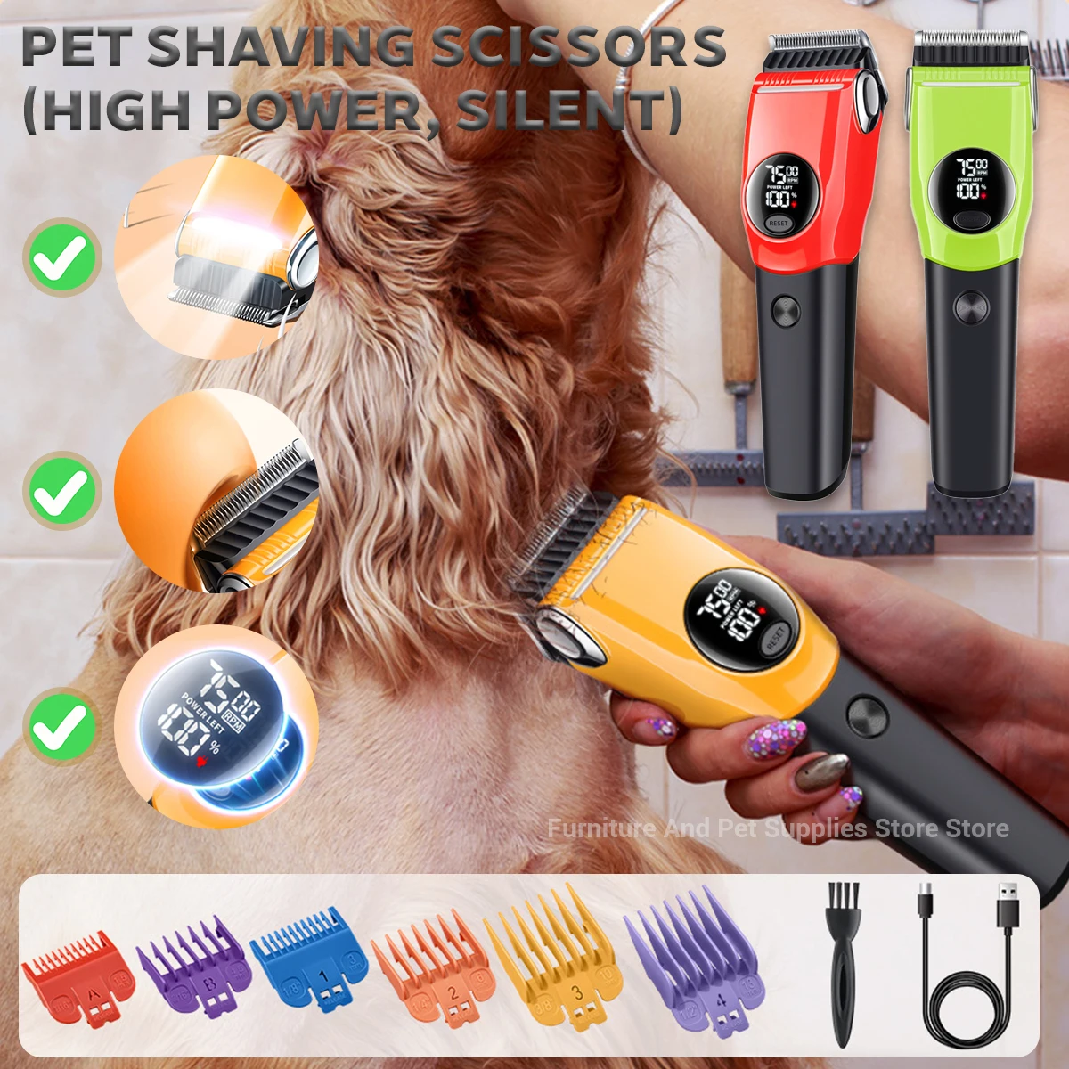 Tosatrice Elettrica Profession - Cordless Dog Clippers Low Noise Grooming recensione e prezzo