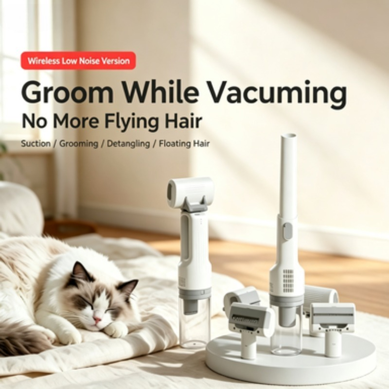 ZONGYAN Aspirapolvere per la t - Pet Grooming Vacuum Suction Kit 5 In 1 recensione e prezzo