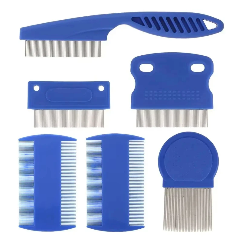 Set da 6 pezzi: pettine per pu - Flea Comb Fine Tooth Pet Tear Stain recensione e prezzo