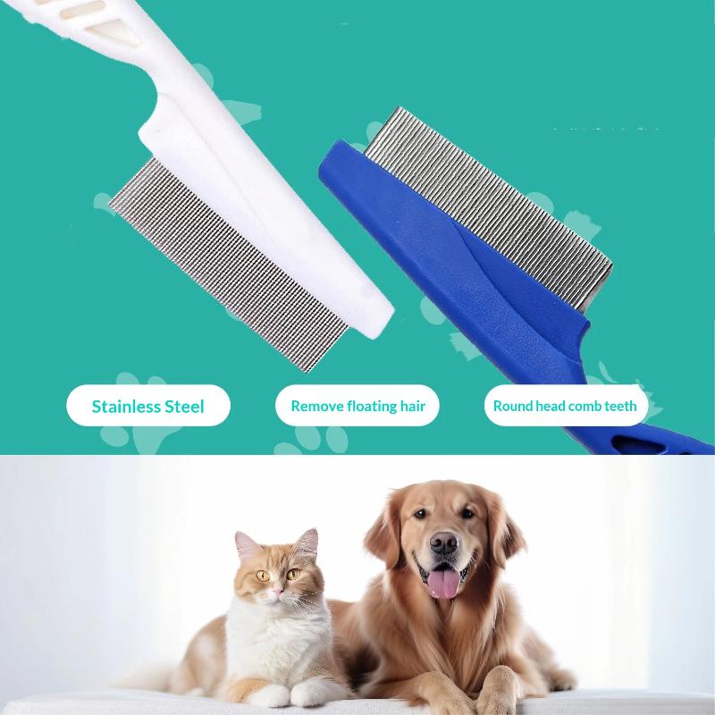 Pettine per pulire le macchie  - Flea Comb Fine Tooth Pet Tear Stain recensione e prezzo