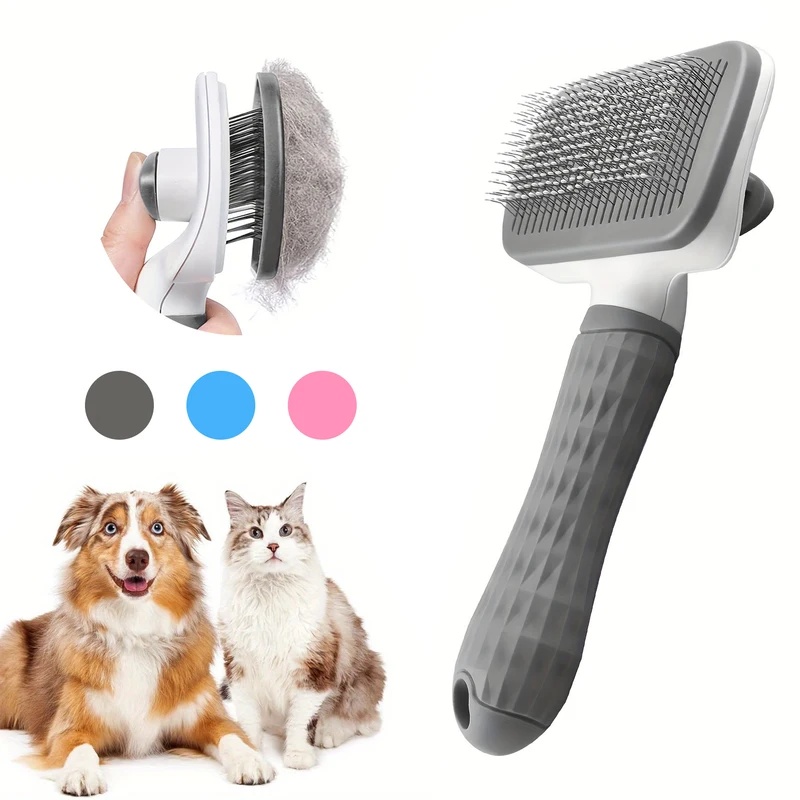 Spazzola autopulente per la ri - Slicker Brush Self Cleaning Pet Grooming recensione e prezzo
