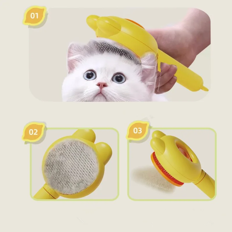 1 Pezzo Spazzola per la Rimozi - Slicker Brush Self Cleaning Pet Grooming recensione e prezzo