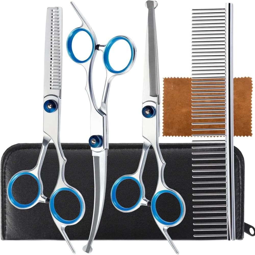 Forbici professionali curve pe - Professional Pet Grooming Scissors Curved recensione e prezzo