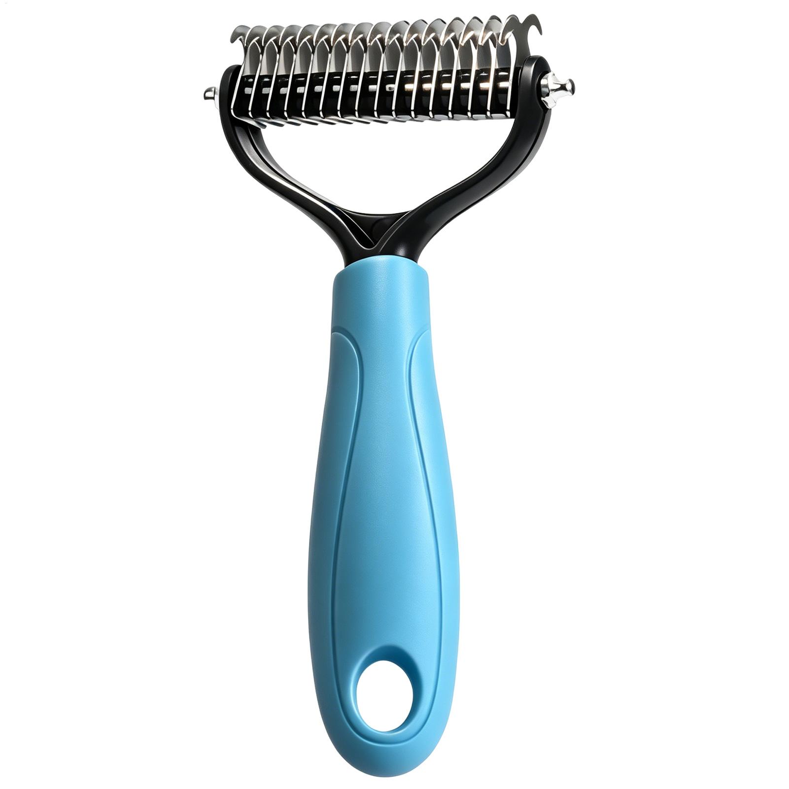 Spazzola a doppia faccia per l - Undercoat Rake Dematting Tool Dog Shedding recensione e prezzo
