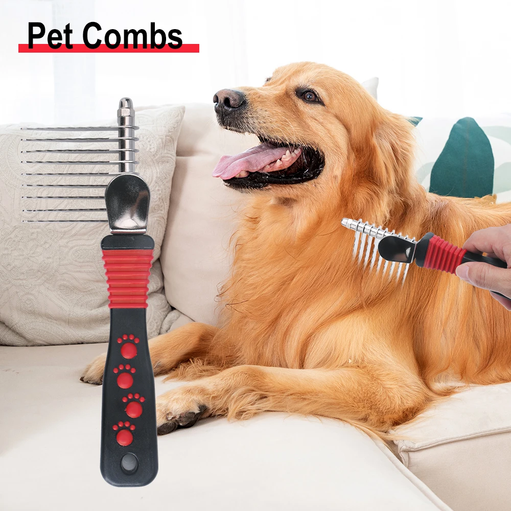 Spazzola per Sottopelo di Anim - Undercoat Rake Dematting Tool Dog Shedding recensione e prezzo