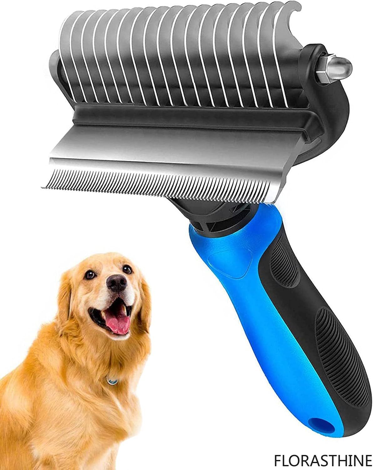 Spazzola per Toelettatura Anim - Undercoat Rake Dematting Tool Dog Shedding recensione e prezzo