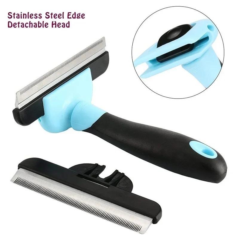 Spazzola per toelettatura anim - Undercoat Rake Dematting Tool Dog Shedding recensione e prezzo