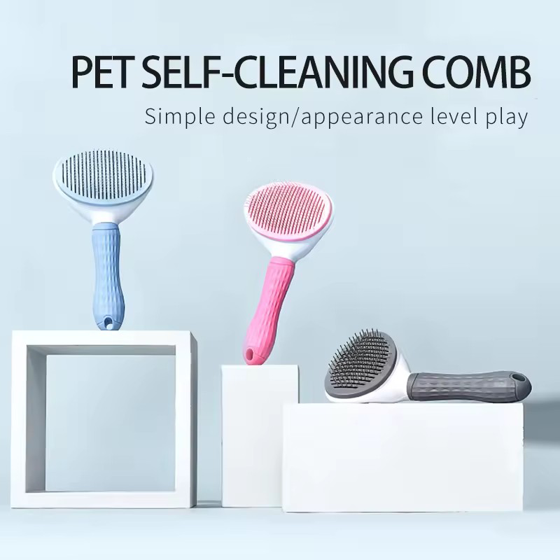 Spazzola autopulente a un puls - Slicker Brush Self Cleaning Pet Grooming recensione e prezzo