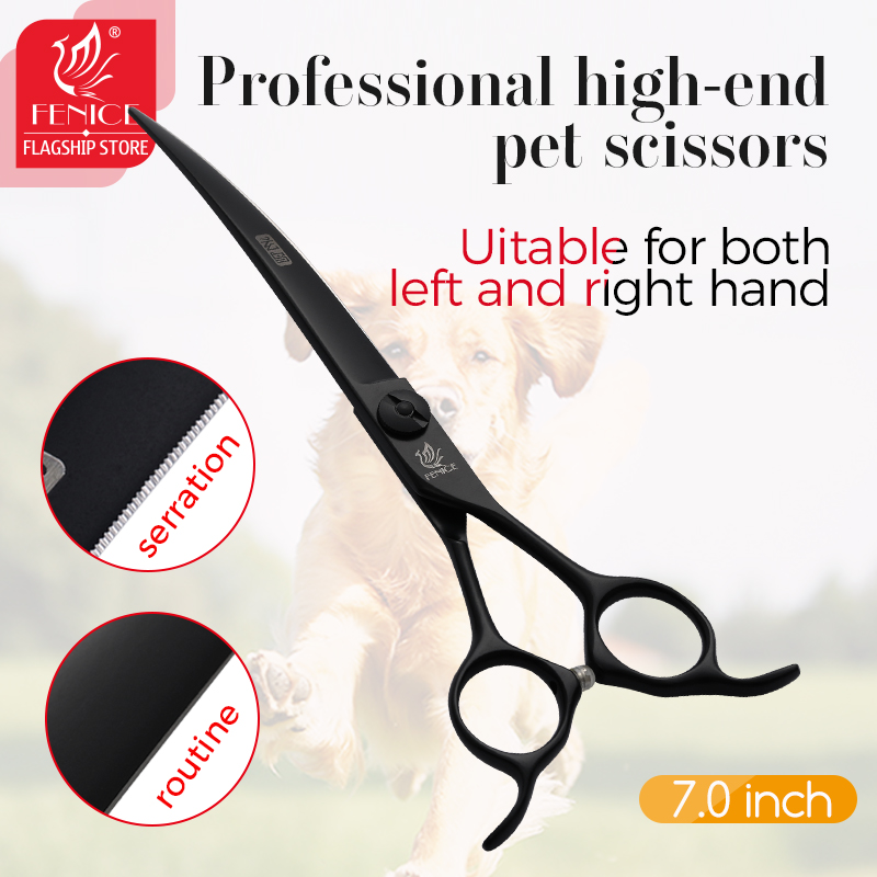 Forbici Professionali Fenice d - Professional Pet Grooming Scissors Curved recensione e prezzo