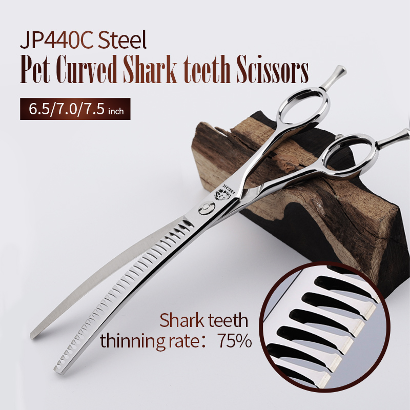 FIRELION 6.5/7.0/7.5 pollici p - Professional Pet Grooming Scissors Curved recensione e prezzo