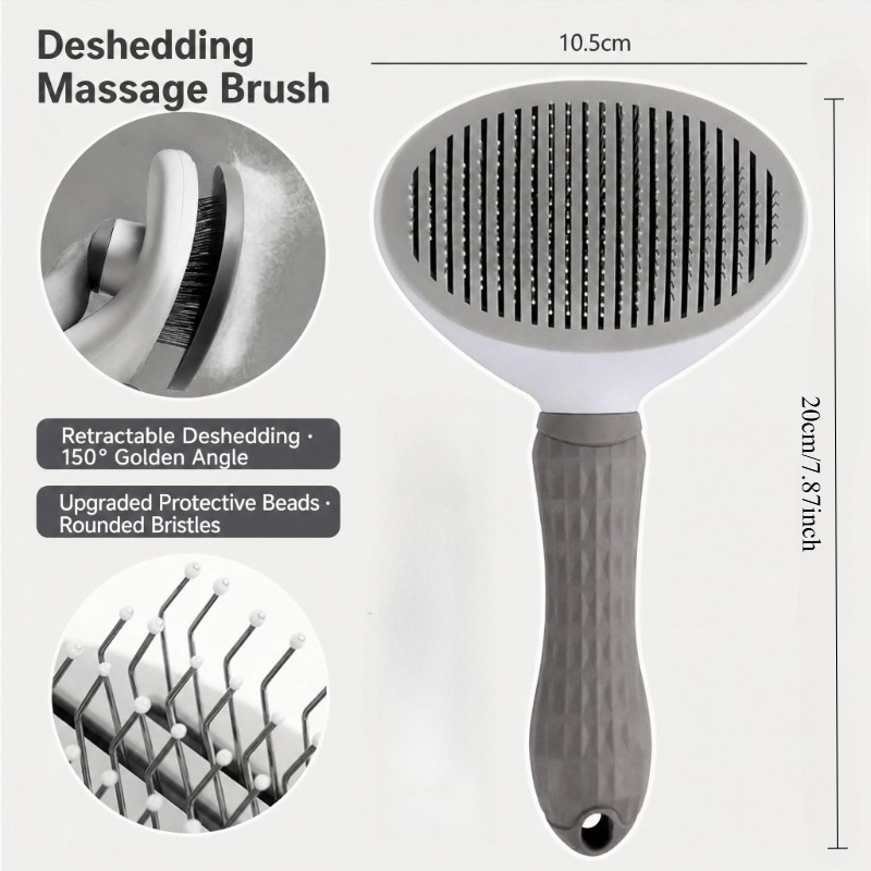 Spazzola per la toelettatura d - Slicker Brush Self Cleaning Pet Grooming recensione e prezzo