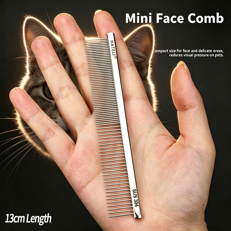 Pettine per la toelettatura de - Flea Comb Fine Tooth Pet Tear Stain recensione e prezzo