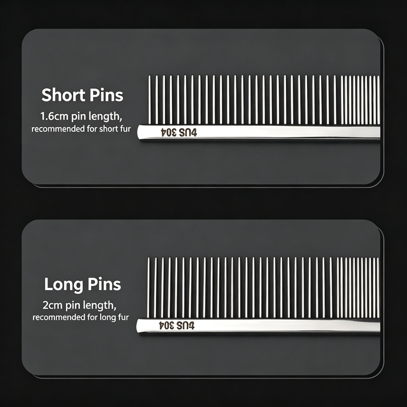 Pettine per la toelettatura de - Flea Comb Fine Tooth Pet Tear Stain recensione e prezzo