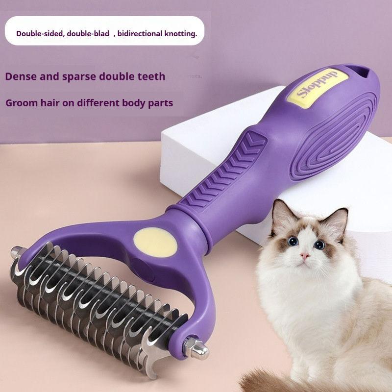 Pettine per la toelettatura de - Undercoat Rake Dematting Tool Dog Shedding recensione e prezzo