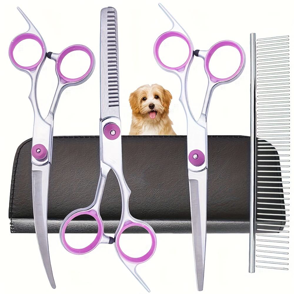 Set di 5 Forbici Professionali - Professional Pet Grooming Scissors Curved recensione e prezzo