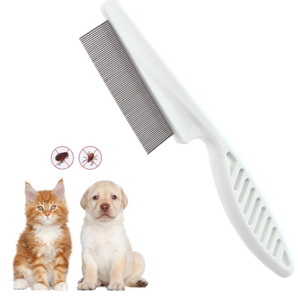 Pettine per pulci per cani e g - Flea Comb Fine Tooth Pet Tear Stain recensione e prezzo